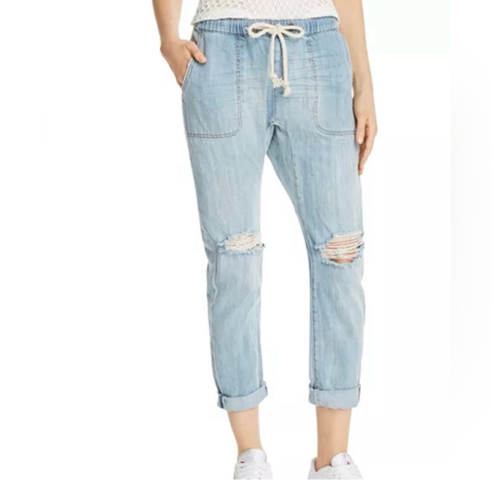 One Teaspoon Jeans | Light Blue Distressed Women's Jeans